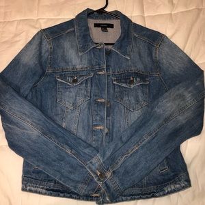 Denim Jacket w/spike studs (F21)